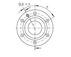推力角接觸球軸承 ZKLF1560-2Z, 雙向，螺釘安裝，兩側(cè)間隙密封