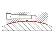 大的關(guān)節(jié)軸承 GE480-DW, 根據(jù) DIN ISO 12 240-1 標(biāo)準(zhǔn)，免維護(hù)